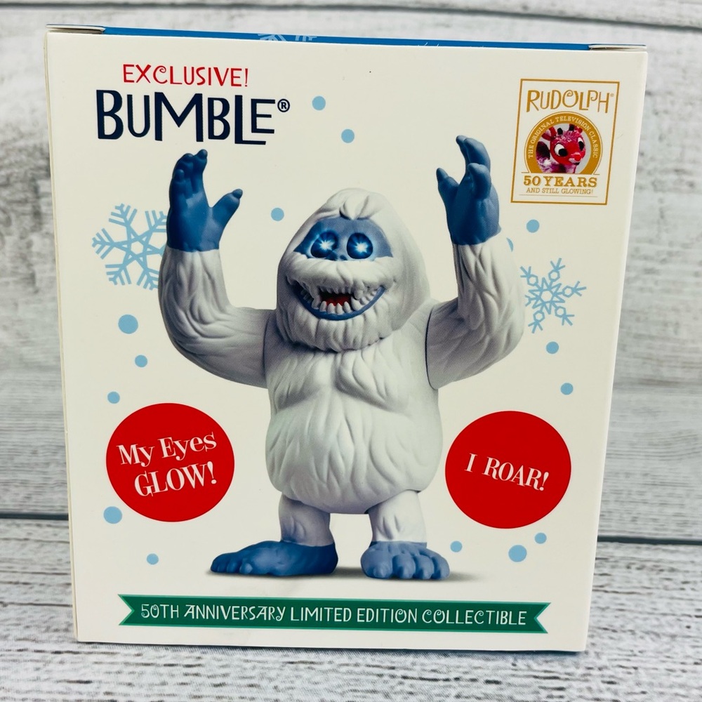 Rudolph The Red Nosed Reindeer Exclusive Bumble Figure - NEW Roars & Eyes Glow